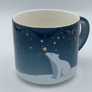 Davids Tea Mug Polar Bear Stars